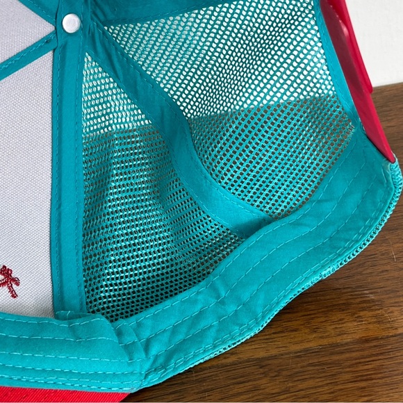 InuYasha CultureFly Mesh Snapback Trucker Hat Cap Unisex Teal/Red - Picture 10 of 14